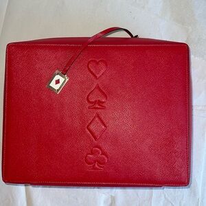 Estee Lauder Red Bag with Zipper